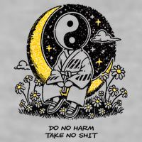 Third Eye Kingdom Do No Harm Take No Shit Ladies PosiCharge Tri-Blend Wicking Tank
