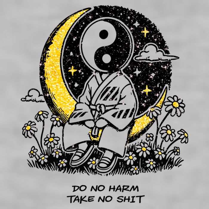Third Eye Kingdom Do No Harm Take No Shit Ladies PosiCharge Tri-Blend Wicking Tank