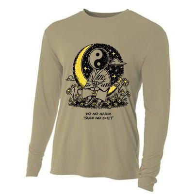 Third Eye Kingdom Do No Harm Take No Shit Cooling Performance Long Sleeve Crew