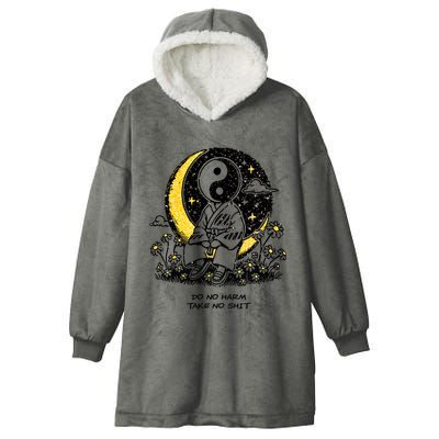 Third Eye Kingdom Do No Harm Take No Shit Hooded Wearable Blanket