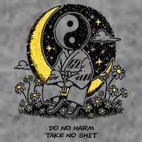 Third Eye Kingdom Do No Harm Take No Shit 7-Panel Snapback Hat