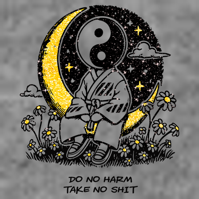 Third Eye Kingdom Do No Harm Take No Shit 7-Panel Snapback Hat