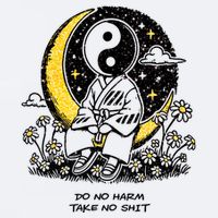Third Eye Kingdom Do No Harm Take No Shit Sueded Cloud Jersey T-Shirt