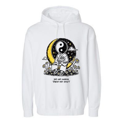 Third Eye Kingdom Do No Harm Take No Shit Garment-Dyed Fleece Hoodie