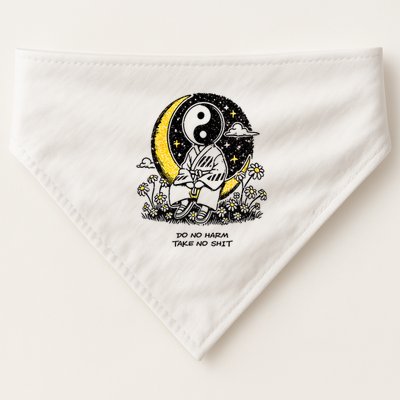 Third Eye Kingdom Do No Harm Take No Shit USA-Made Doggie Bandana