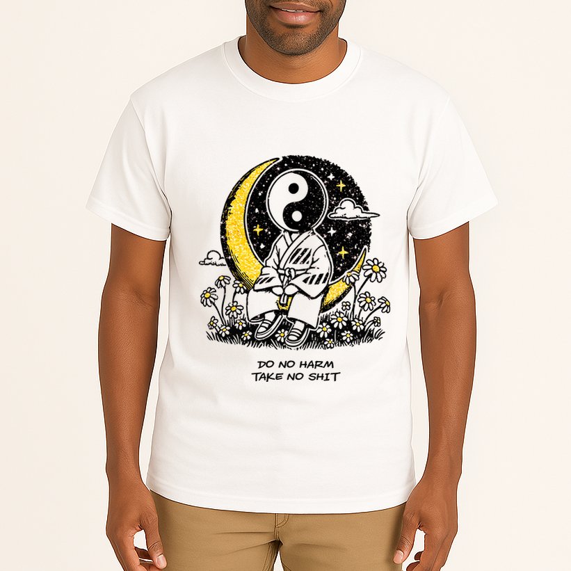 Third Eye Kingdom Do No Harm Take No Shit Tall T-Shirt
