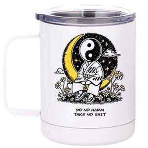 Third Eye Kingdom Do No Harm Take No Shit 12 oz Stainless Steel Tumbler Cup