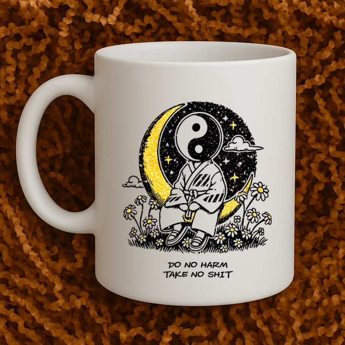 Third Eye Kingdom Do No Harm Take No Shit Mug