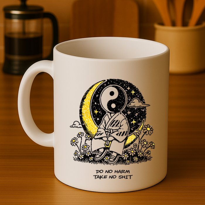 Third Eye Kingdom Do No Harm Take No Shit Mug