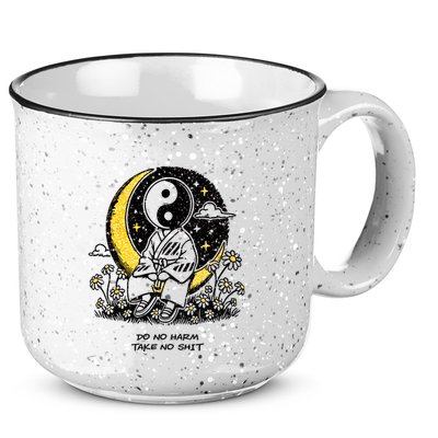 Third Eye Kingdom Do No Harm Take No Shit 15oz Campfire Ceramic Mug