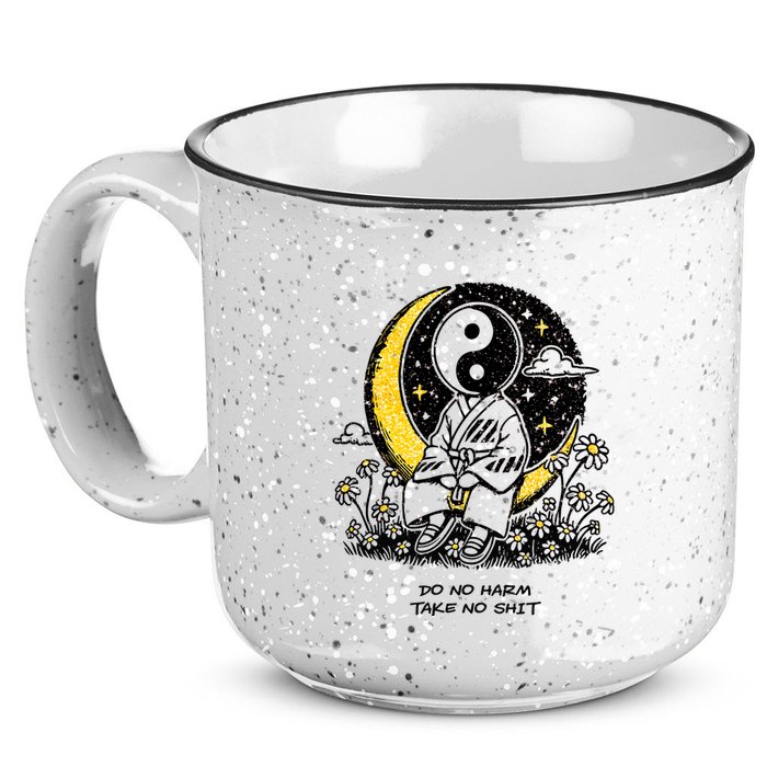 Third Eye Kingdom Do No Harm Take No Shit 15oz Campfire Ceramic Mug
