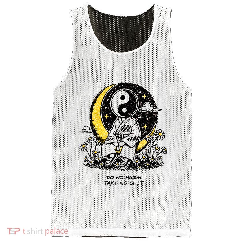 Third Eye Kingdom Do No Harm Take No Shit Mesh Reversible Basketball Jersey Tank