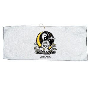 Third Eye Kingdom Do No Harm Take No Shit Large Microfiber Waffle Golf Towel