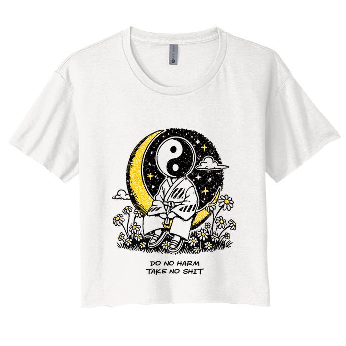 Third Eye Kingdom Do No Harm Take No Shit Crop Top
