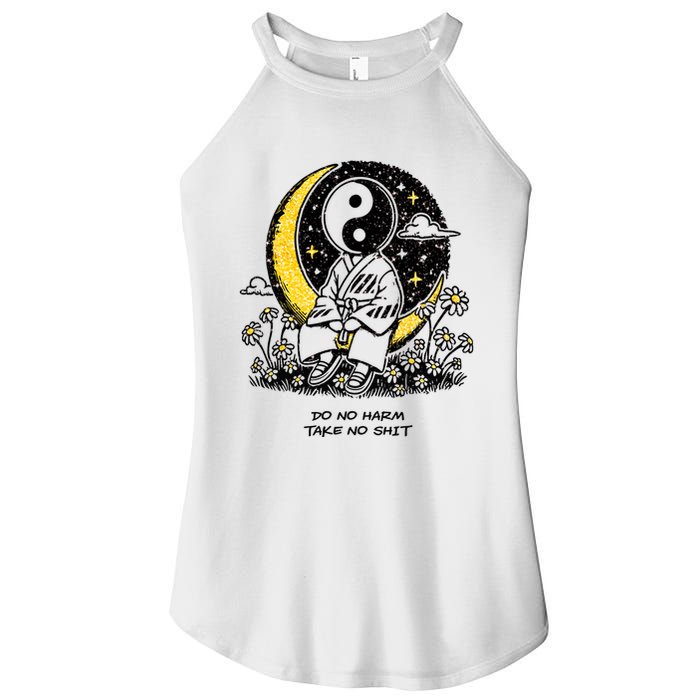 Third Eye Kingdom Do No Harm Take No Shit Women's Perfect Tri Rocker Tank