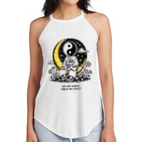 Third Eye Kingdom Do No Harm Take No Shit Women's Perfect Tri Rocker Tank