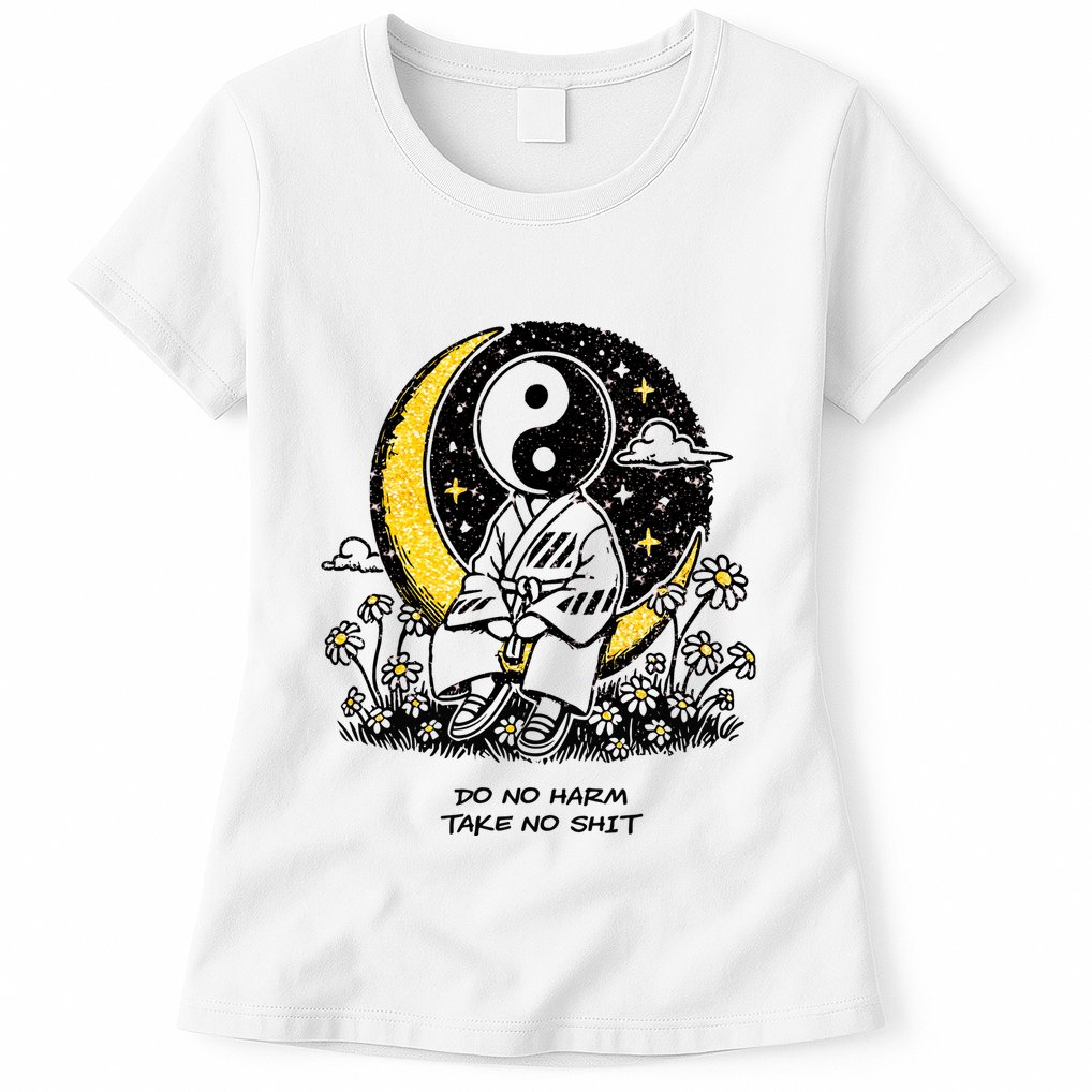 Third Eye Kingdom Do No Harm Take No Shit Womens T-Shirt