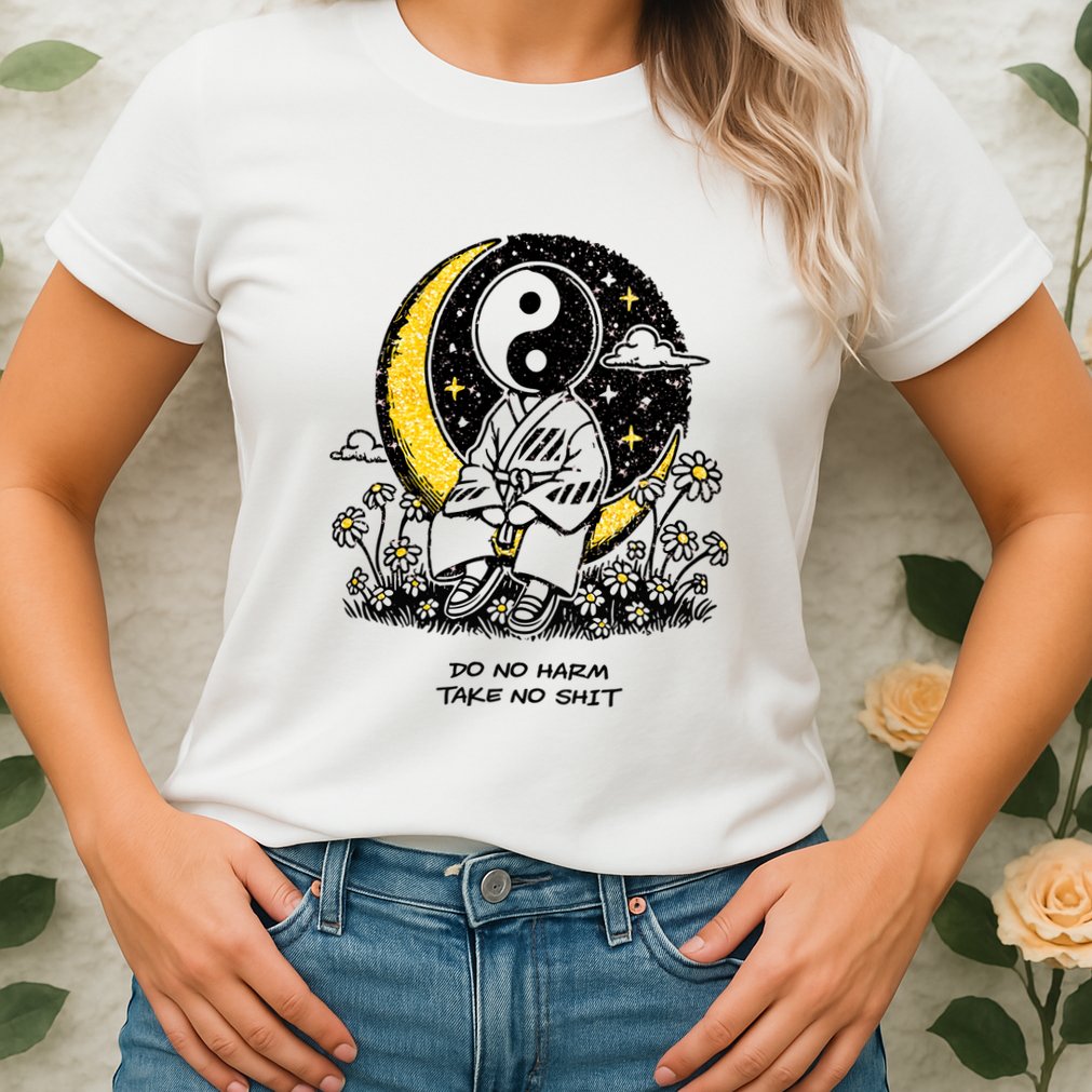 Third Eye Kingdom Do No Harm Take No Shit Womens T-Shirt
