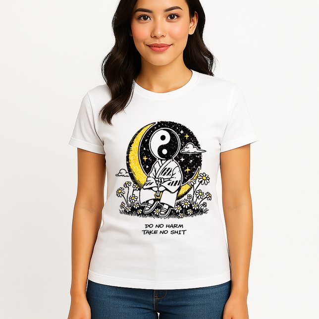 Third Eye Kingdom Do No Harm Take No Shit Womens T-Shirt