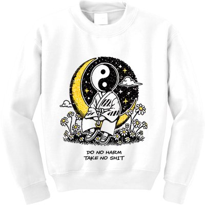 Third Eye Kingdom Do No Harm Take No Shit Kids Sweatshirt