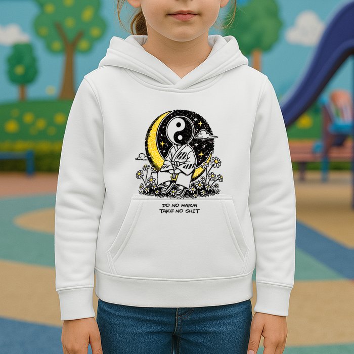 Third Eye Kingdom Do No Harm Take No Shit Kids Hoodie
