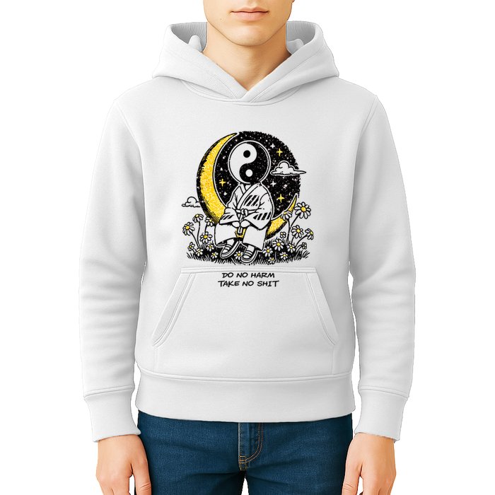 Third Eye Kingdom Do No Harm Take No Shit Kids Hoodie