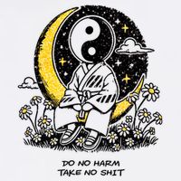 Third Eye Kingdom Do No Harm Take No Shit Short Acrylic Beanie