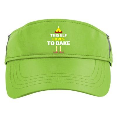 This Ellf Lovers To Bake Christmas Adult Drive Performance Visor