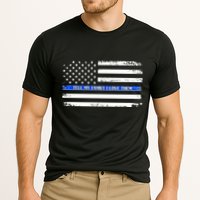 Tell My Family I Love Them Thin Blue Line  Cooling Performance Crew T-Shirt
