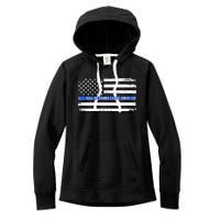 Tell My Family I Love Them Thin Blue Line  Women's Fleece Hoodie