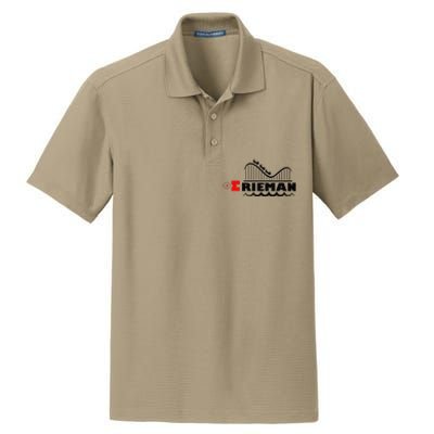 THE ERIE MAN Dry Zone Grid Polo