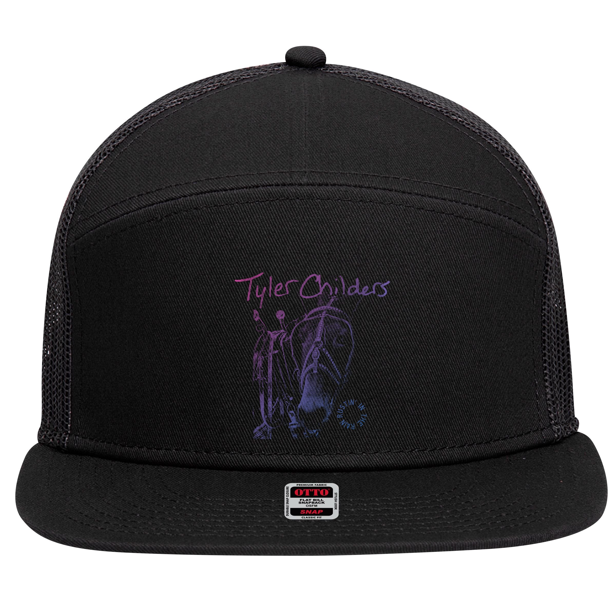 Tyler Ers Mule Gift 7 Panel Mesh Trucker Snapback Hat
