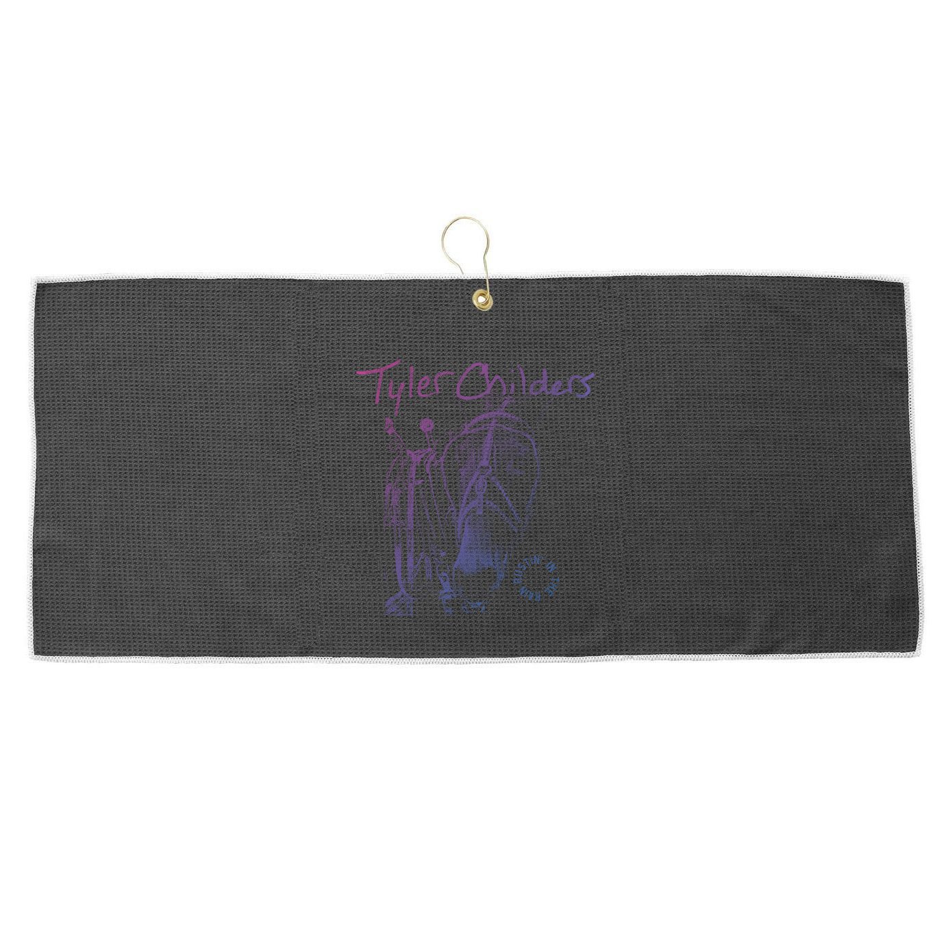 Tyler Ers Mule Gift Large Microfiber Waffle Golf Towel