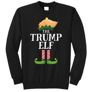 Trump Elf Matching Family Group Christmas Party Elf Sweatshirt