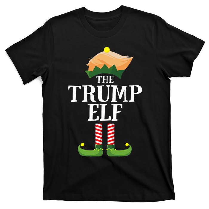 Trump Elf Matching Family Group Christmas Party Elf T-Shirt