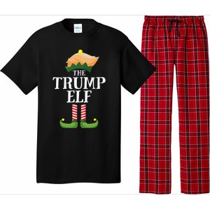 Trump Elf Matching Family Group Christmas Party Elf Pajama Set