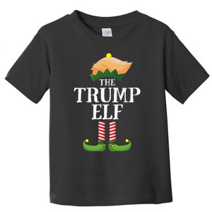 Trump Elf Matching Family Group Christmas Party Elf Toddler T-Shirt