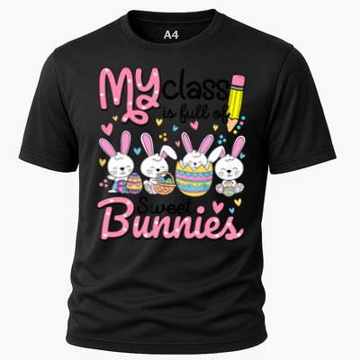 Teacher Easter My Class Is Full Of Sweet Bunnies Performance Shirt