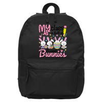 Teacher Easter My Class Is Full Of Sweet Bunnies 16 in Basic Backpack