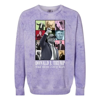 Trump Eras Make America Healthy Again For Trump Era 2024 Colorblast Crewneck Sweatshirt