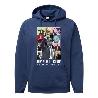 Trump Eras Make America Healthy Again For Trump Era 2024 Performance Fleece Hoodie