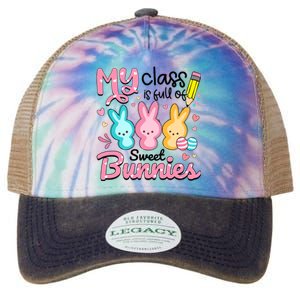 Teacher Easter My Class is Full Of Sweet Bunnies Legacy Tie Dye Trucker Hat