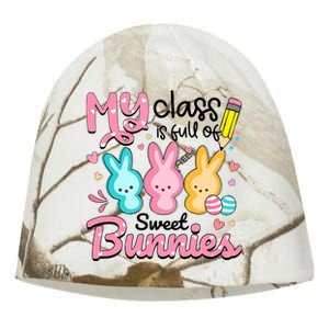 Teacher Easter My Class is Full Of Sweet Bunnies Kati - Camo Knit Beanie