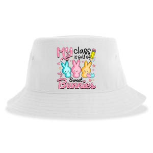 Teacher Easter My Class is Full Of Sweet Bunnies Sustainable Bucket Hat