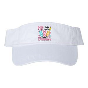 Teacher Easter My Class is Full Of Sweet Bunnies Valucap Bio-Washed Visor