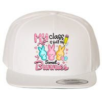 Teacher Easter My Class is Full Of Sweet Bunnies Wool Snapback Cap