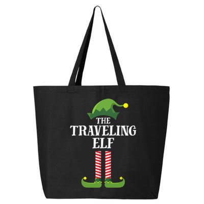 Traveling Elf Matching Family Group Christmas Party 25L Jumbo Tote