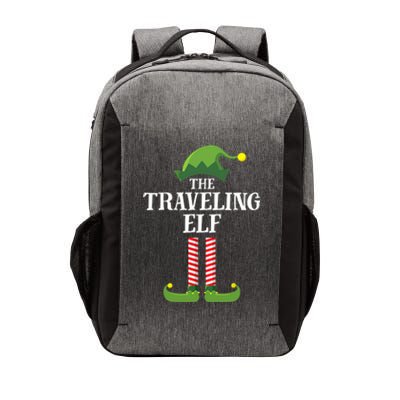 Traveling Elf Matching Family Group Christmas Party Vector Backpack