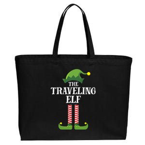 Traveling Elf Matching Family Group Christmas Party Cotton Canvas Jumbo Tote