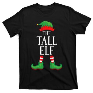 Tall Elf Matching Group Xmas Funny Family Christmas T-Shirt